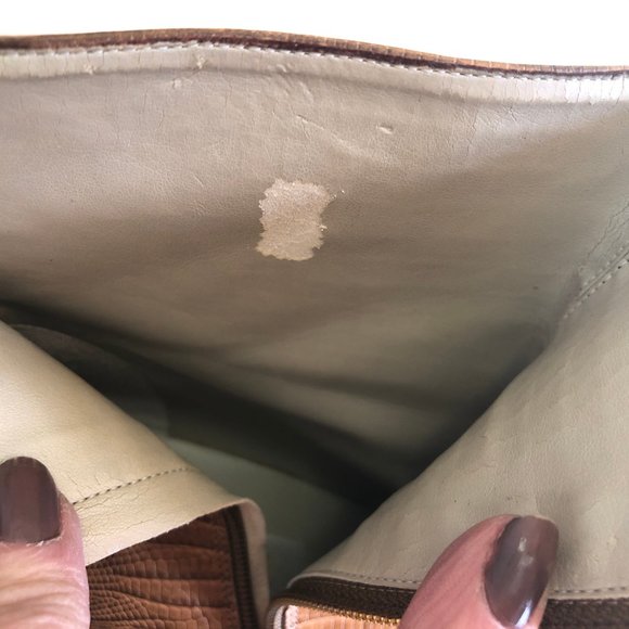 Talbot's Leather Bootie Reptile size 8N Side Zip - Picture 7 of 8